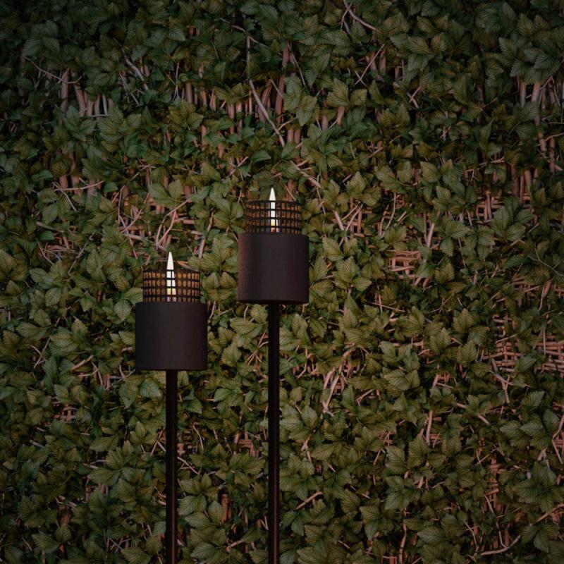 Tenderflame Signal Hill fackla 12x144 cm 0,25 L svart