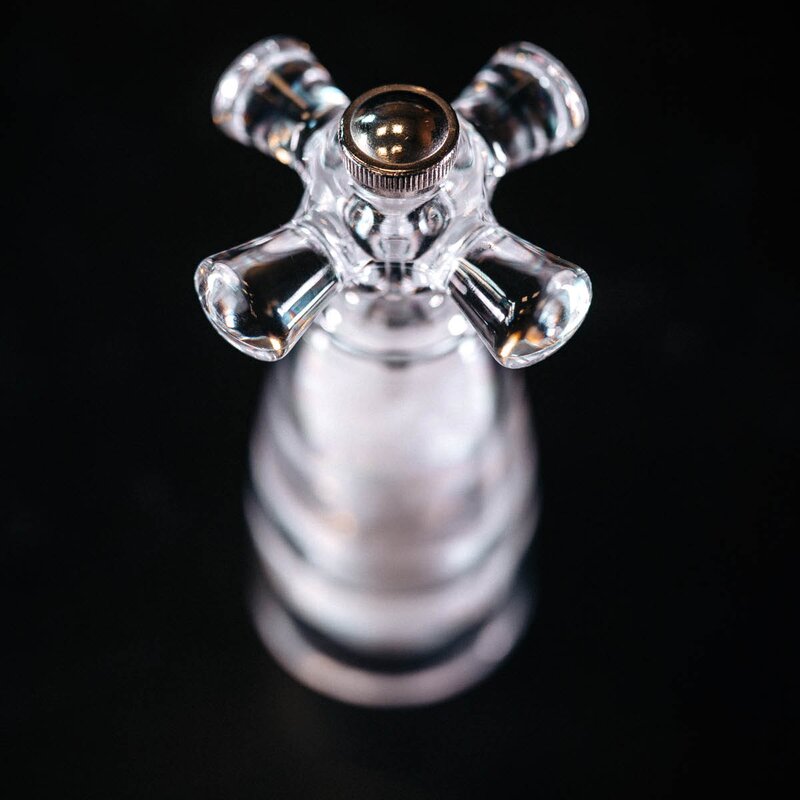 Vargen & Thor Axia salt- och pepparkvarn 14,5 cm 2 delar akryl klar